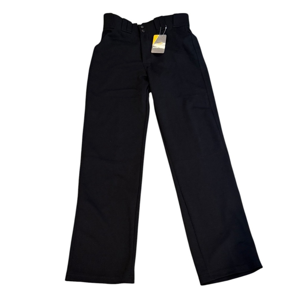 NWT Easton Mens Baseball Pants Black Athletic Uniform Trousers XS Rival 2